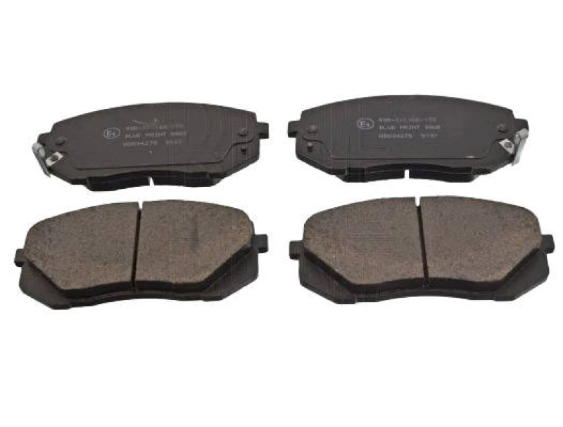 Image of Blue PRINT ADG04278 Brake pad set Front Axle, with acoustic wear warning Brake Pad Set,disc brake (402)