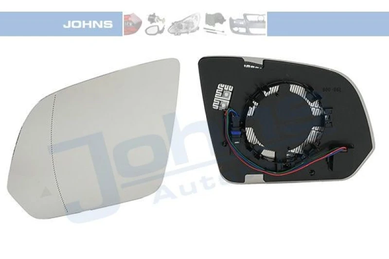 Image of Wing mirror glass JOHNS 50 43 37-82