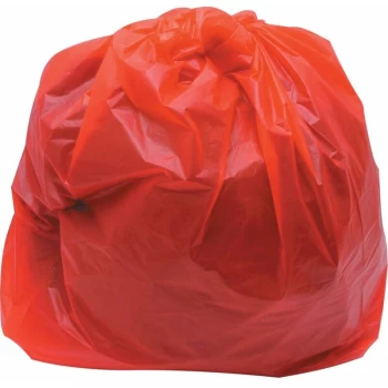 image of 18'X29'X39' Red Refuse Sacks 160G (Pk-200) - Avon