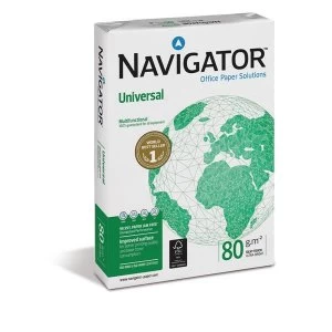 Image of Navigator Universal Paper Multifunctional Ream-Wrapped 80gsm A3 White Ref NUN0800037 500 Sheets