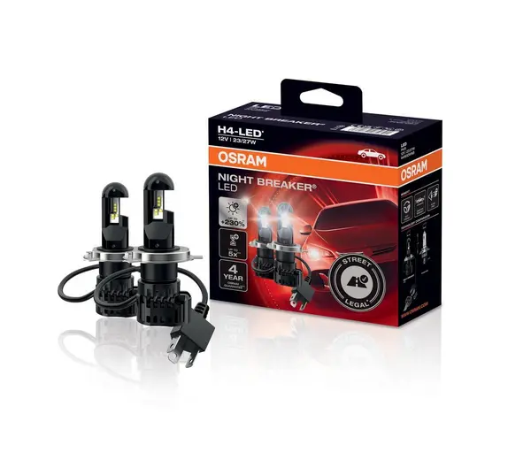 Image of OSRAM Light Bulbs NIGHT BREAKER LED H4 64193DWNB Bulb, headlight VW,MERCEDES-BENZ,OPEL,Transporter V Bus (7HB, 7HJ, 7EB, 7EJ, 7EF, 7EG, 7HF, 7EC)