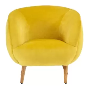 image of Snuggle Seat in Yellow Supersoft Fabric