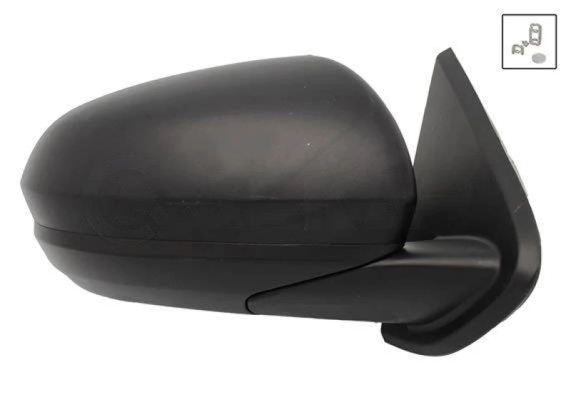 Image of ALKAR 6128195 Wing mirror Right, Electric, Convex Outside Mirror (50)