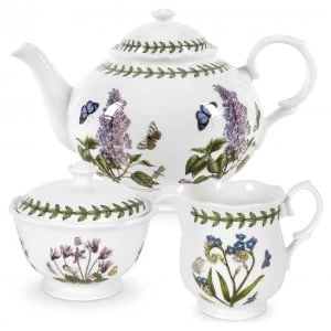 image of Portmeirion Botanic Garden 3 Piece Tea Set.