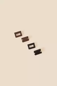 Image of Matte Square Claw Clips 4 Pack