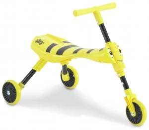 image of Scuttlebug Bumblebee Ride On - Yellow and Black