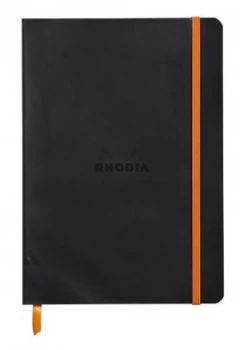 image of Rhodiarama Softcover Notebook Lined A5 Black