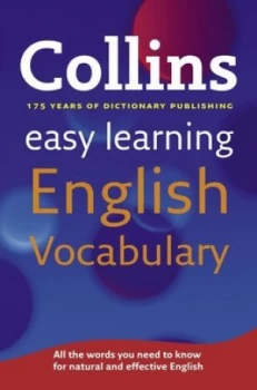 Image of Collins Easy Learning English Vocabulary by Penny Hands Paperback