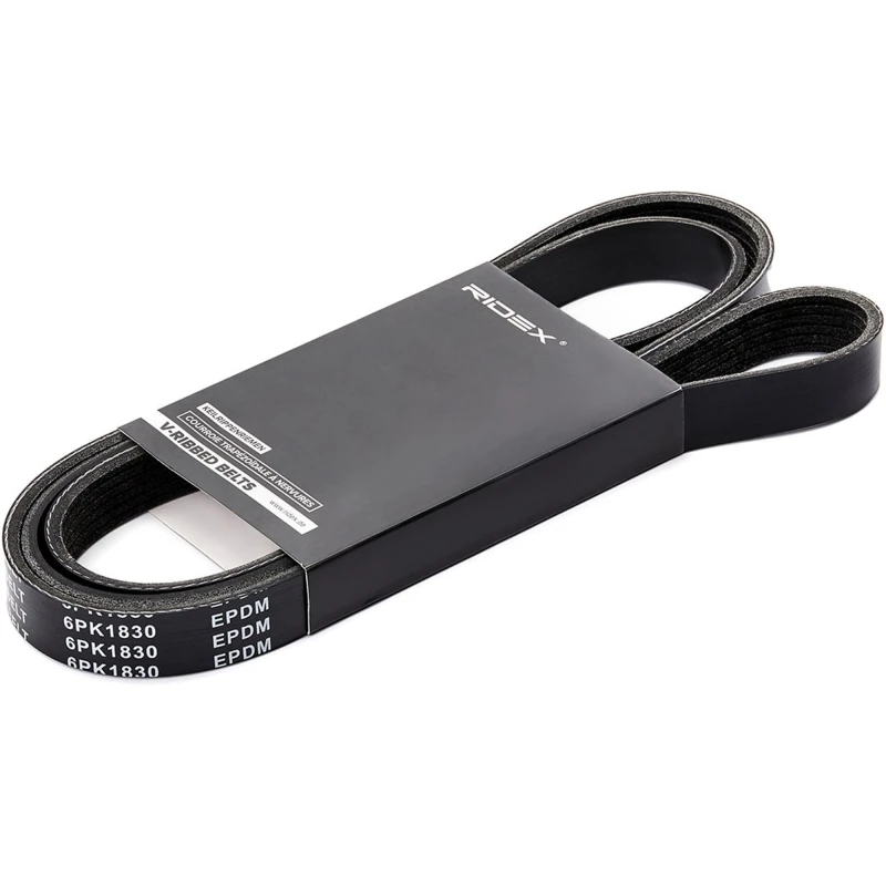 Image of RIDEX 305P0338 V-ribbed belt Polyester Fabric, Rubber V-Ribbed Belts (305)