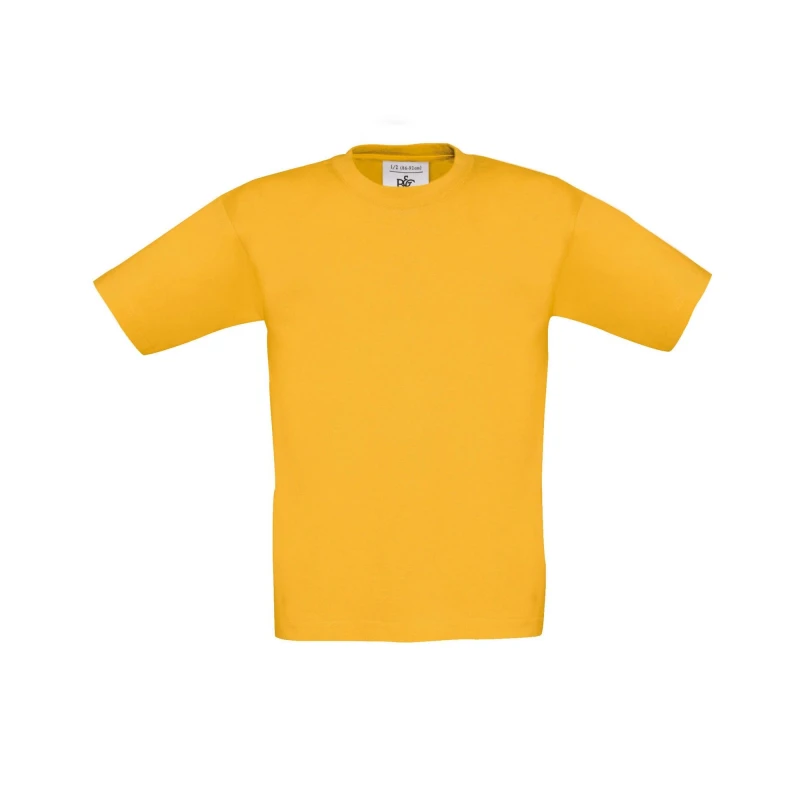 Image of B&C Exact 150 T-Shirt in Gold Size: 12-14 Years Gold Unisex 12-14 Years