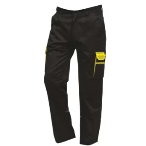 image of Silverswift Two-tone Combat Trousers Black/Yellow (R32")