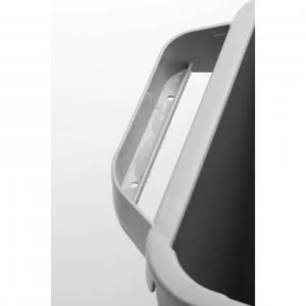 Image of DURABIN ECO 80 Recycled Plastic Waste Bin 60 Litre Rectangular Black EXR28307DR