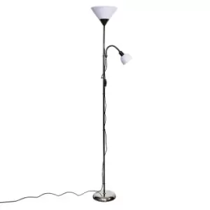 Image of Mozz Black Chrome Floor Lamp