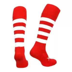 Image of Atak Hoop Socks Juniors - Red