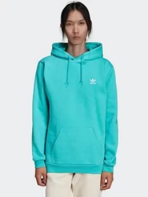 Image of adidas Originals Adicolor Essentials Trefoil Hoodie, Light Green Size XL Men