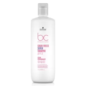 image of Schwarzkopf Professional Bonacure Color Freeze Silver Shampoo 1000ml