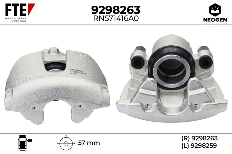 Image of Brake caliper FTE 9298263