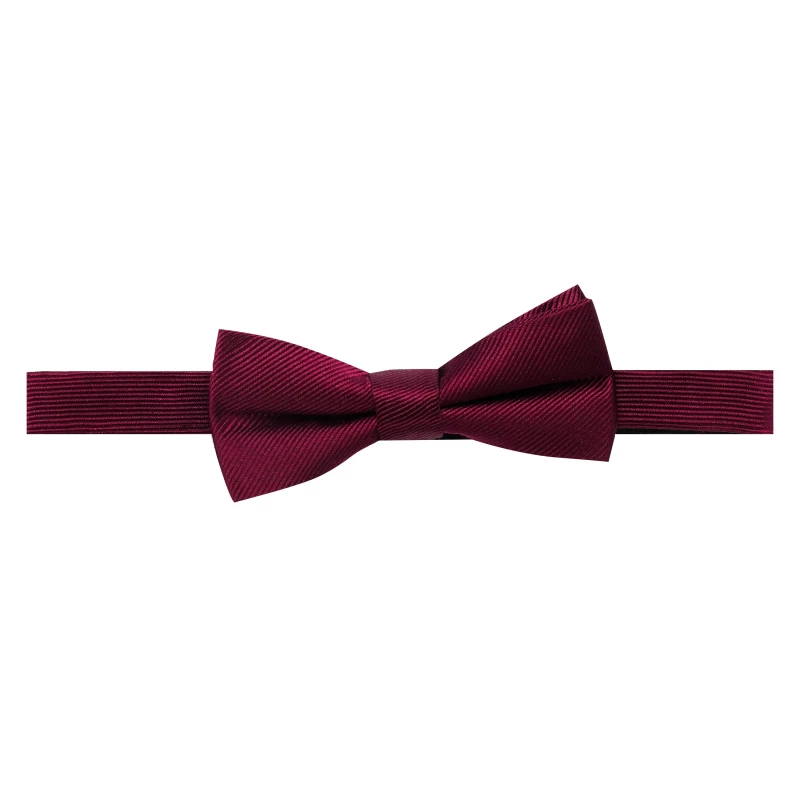 Image of Haines and Bonner Silk Bow Tie - Red Red One Size