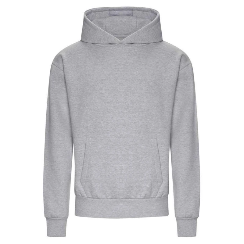 Image of AWDis AWDis Men Signature Heather Heavyweight Full Zip Hoodie in Grey Size: X-Small Grey XS Male 5063652587706