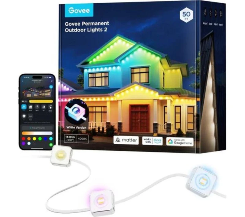 Image of GOVEE Permanent H705D Smart Outdoor Light Chain - 36 LEDs 6974316993339