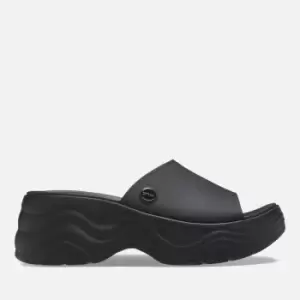 image of Crocs Womens Skyline Slide Sandals - Black - W5