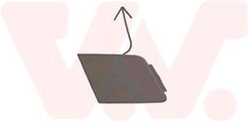 Image of VAN WEZEL Tow hook cover VAN WEZEL 5746587