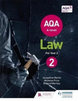 Image of AQA A-level law for year 2 by Jacqueline Martin