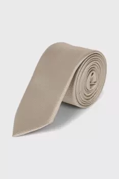 Image of Mens Slim Champagne Tie