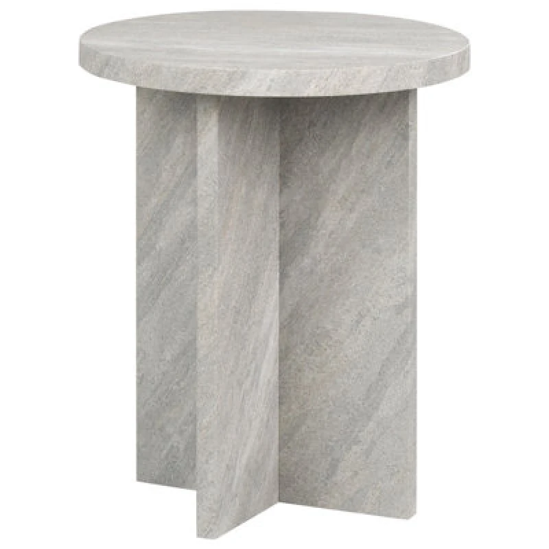 Image of Beliani Side Table Stanton Grey Concrete Effect
