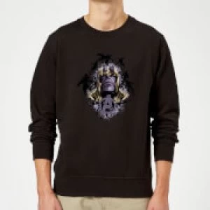 Image of Avengers Endgame Warlord Thanos Sweatshirt - Black
