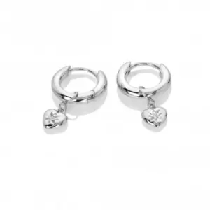 Image of Sterling Silver Heart Earrings DE718