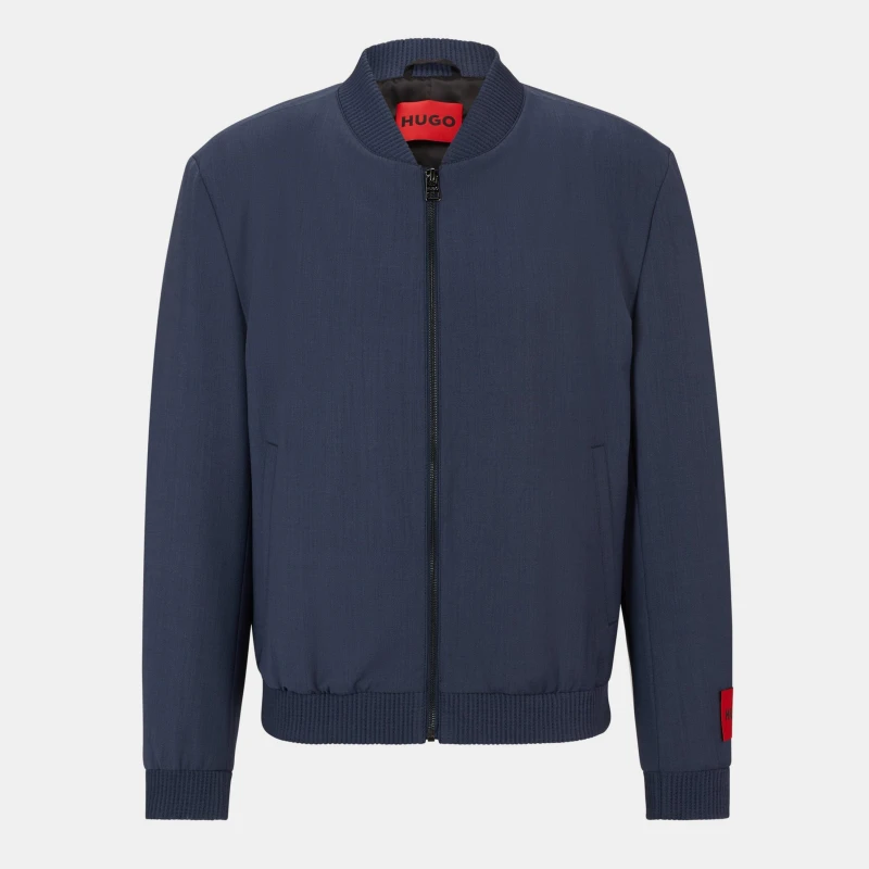 Image of Hugo Mens Formal Jacket Medium Blue male XS