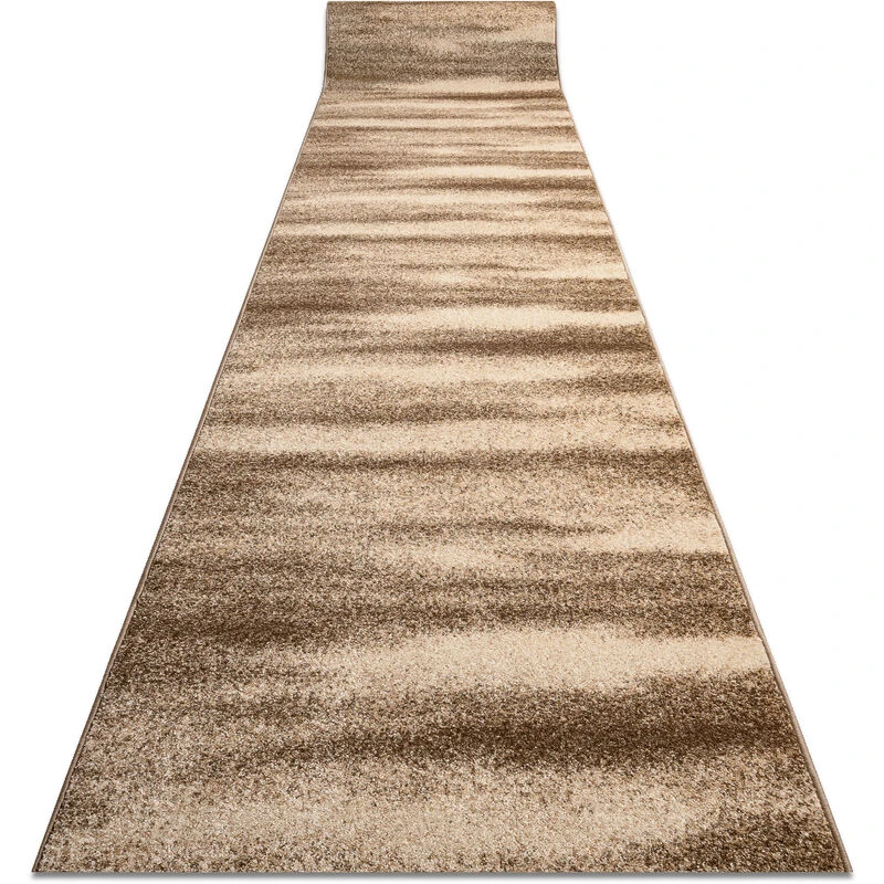 Image of RugsX Karmel Sahara Runner in Brown Size: 120cm x 320cm Brown Unisex 120cm x 320 cm