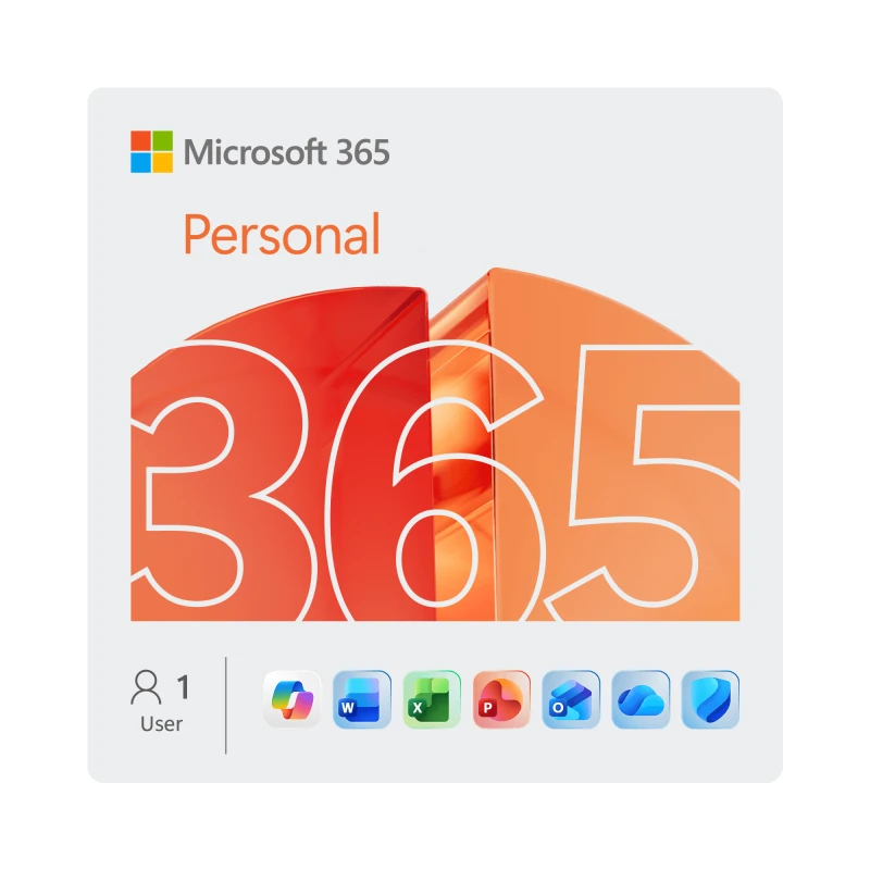 Image of Microsoft M365 Personal English Subscr 1YR EuroZone Medialess P10
