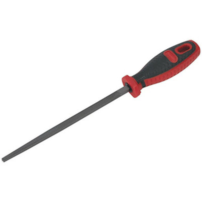 Image of Loops 200mm Square Engineers File -Double Cut Coarse File - Comfort Grip Handle Multi