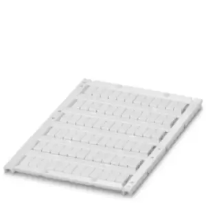Image of Phoenix Contact 0828734 Marker, Blank, 4.6Mm, White, Pk10