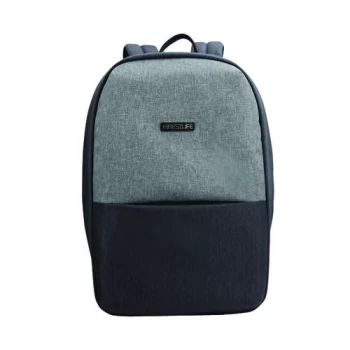 image of 15.6" Travelsafe Laptop Backpack + USB Connector Type C 460x170x290mm Grey BB-3452G-R1