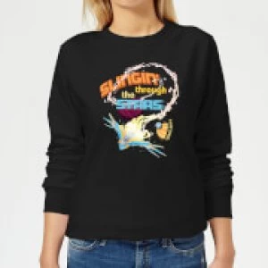 image of Marvel Guardians Of The Galaxy Milano Stars Womens Sweatshirt - Black - 5XL