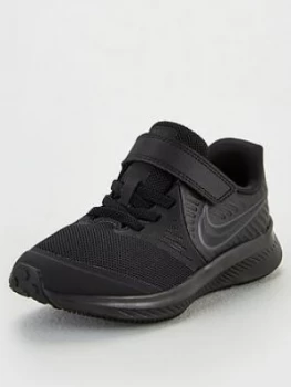 Image of Nike Childrens Star Runner 2 Trainers - Black, Size 11