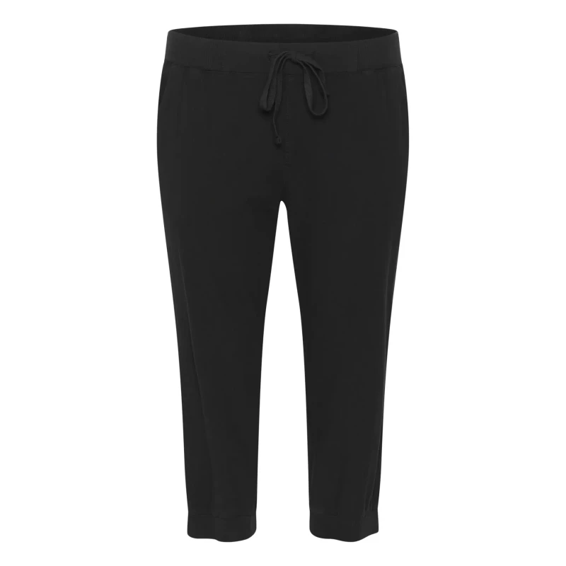 Image of KAFFE Curve Womens Trousers KAFFE Curve Nana Noir Female 52