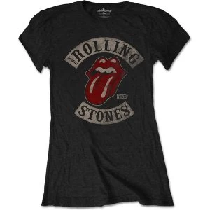 Image of The Rolling Stones - Tour 1978 Womens Large T-Shirt - Black