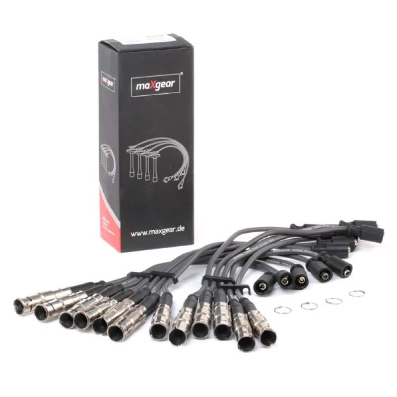 Image of MAXGEAR 53-0161 Ignition Lead Set Number of circuits: 12 Ignition Cable Kit (685)