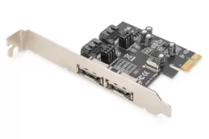 image of Digitus SATA III PCI Express Card, 2-port