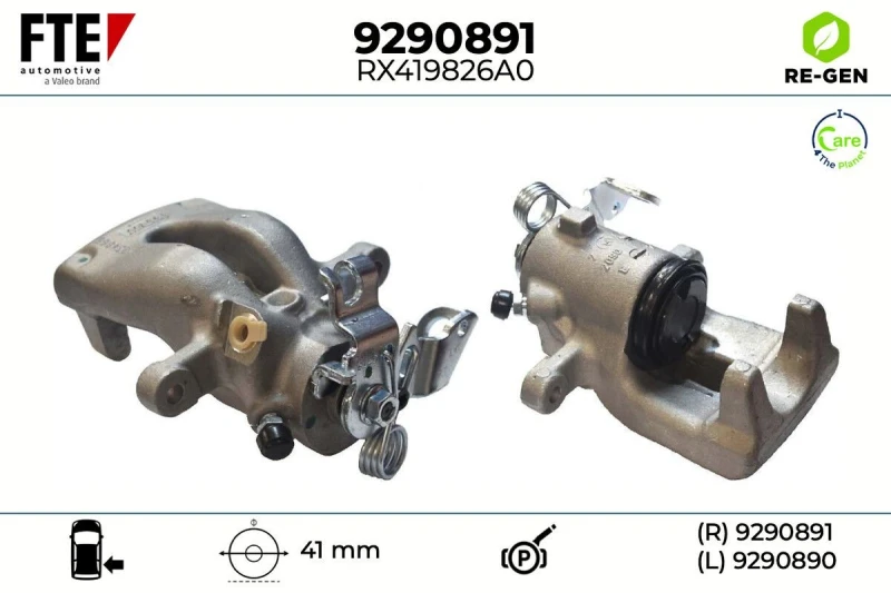 Image of Brake caliper FTE 9290891