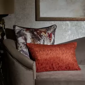 Image of Presigious Textiles Tectonic Cotton Rich Cushion Cover, Lava, 40 x 60 Cm