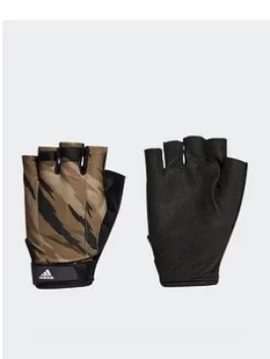 Image of adidas Graphic Training Gloves, Black Size M Men