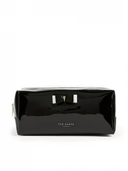 image of Ted Baker Haiyley Bow Washbag - Black, Women