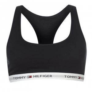 Image of Tommy Bodywear Logo Band Bralette - Navy Blazer