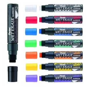 image of Pentel Jumbo Chalk Maker Assorted PK7