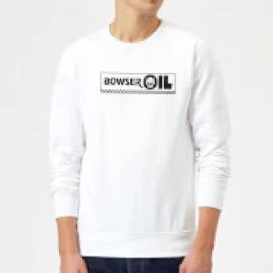 Image of Nintendo Super Mario Bowser Oil Sweatshirt - White - M